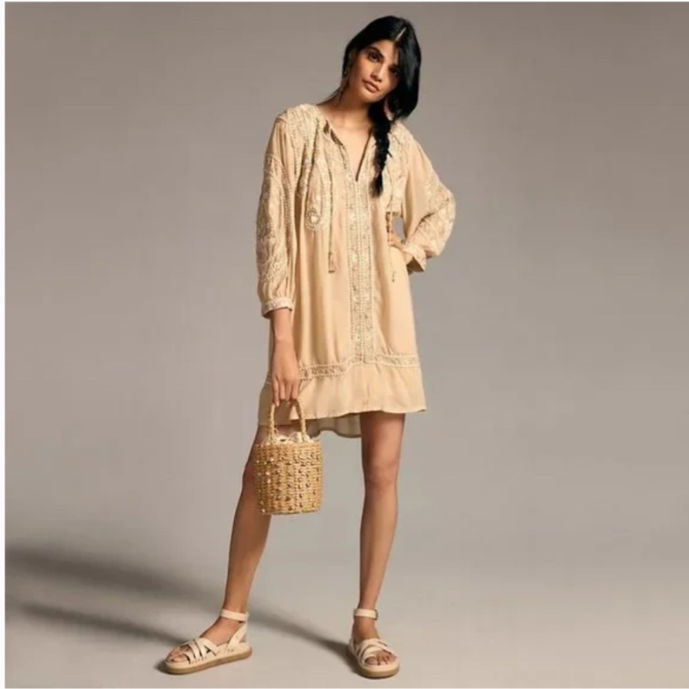 EUC ANTHROPOLOGIE Deco Tunic Dress SIZE S